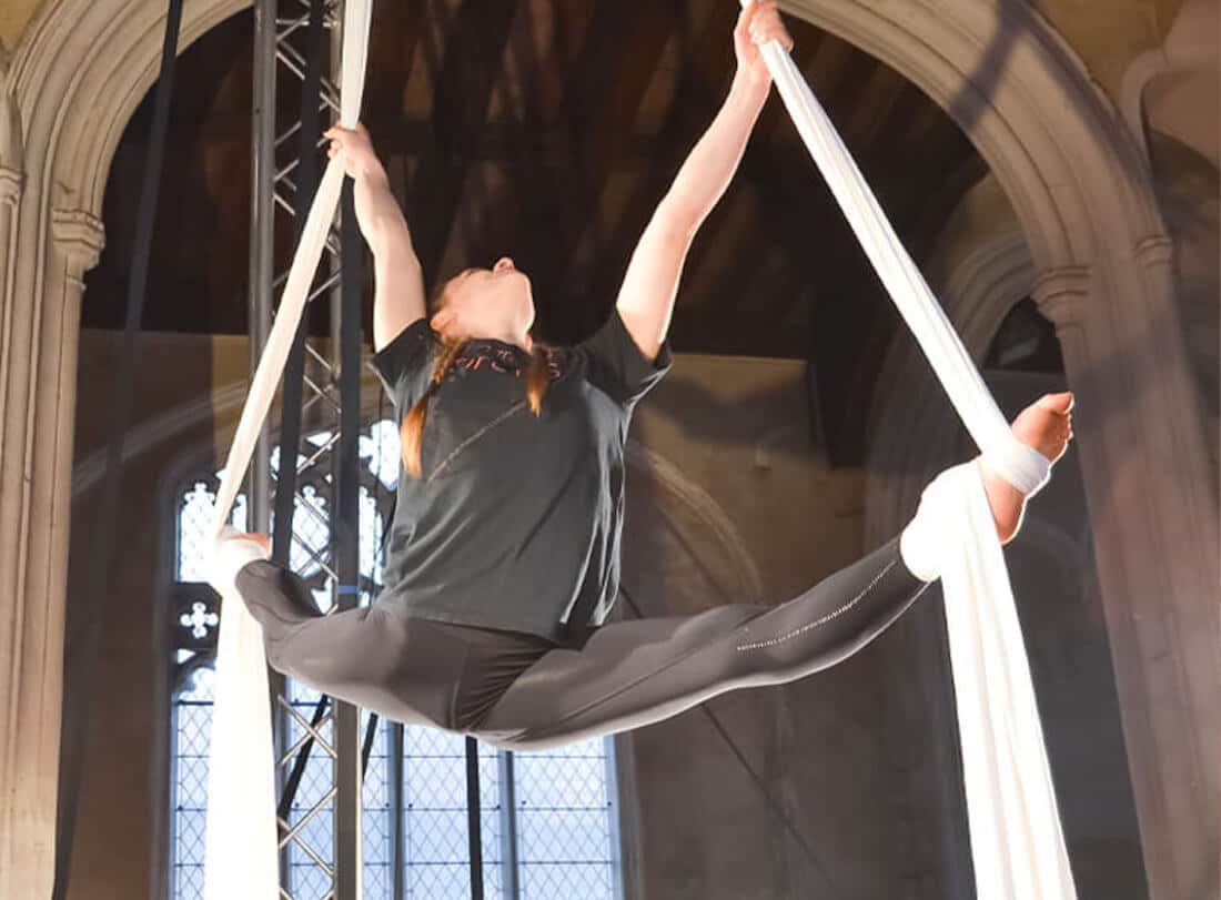 Aerial Rope & Silks Class The Oak Circus Centre Norwich
